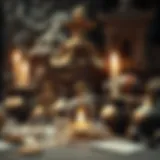 Symbolic representation of alchemy and blockchain synergy