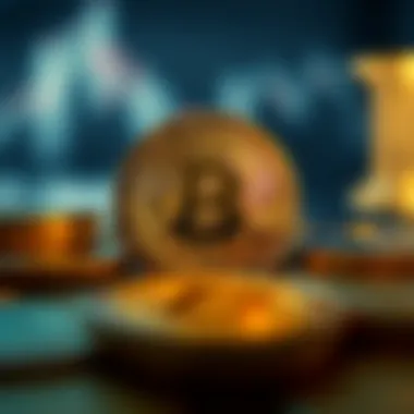 Visual representation of cryptocurrency transaction fees