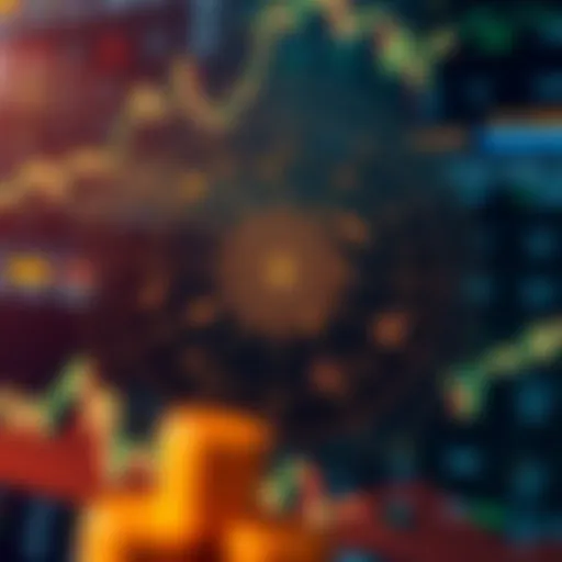 The Intersection of Astrology and Financial Markets Celestial chart overlaying stock market data