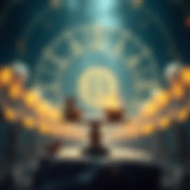 Philosophical symbols representing intuition and logic