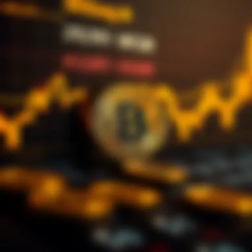 Bitcoin price chart highlighting significant fluctuations
