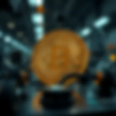 Technological Advancements and Bitcoin Visual representation of technological advancements impacting Bitcoin