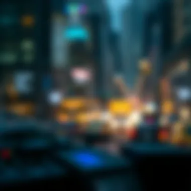 Visual representation of blockchain applications beyond cryptocurrency