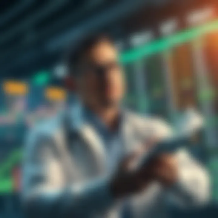 Financial analyst reviewing market trends for CALA