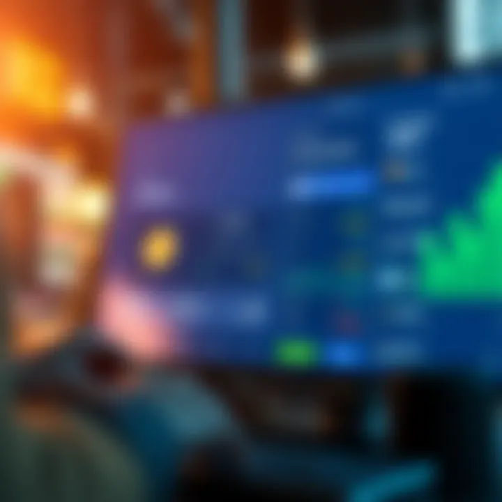 Illustration of the Coinbase platform interface