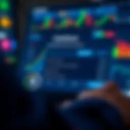 Visual representation of Coinbase user interface