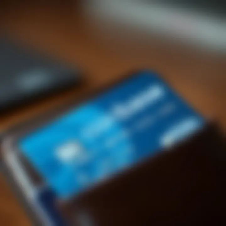 Visual representation of the Coinbase Visa Card in a wallet