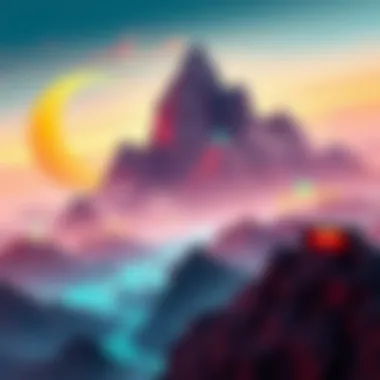 Futuristic concept of evolving gaming landscapes