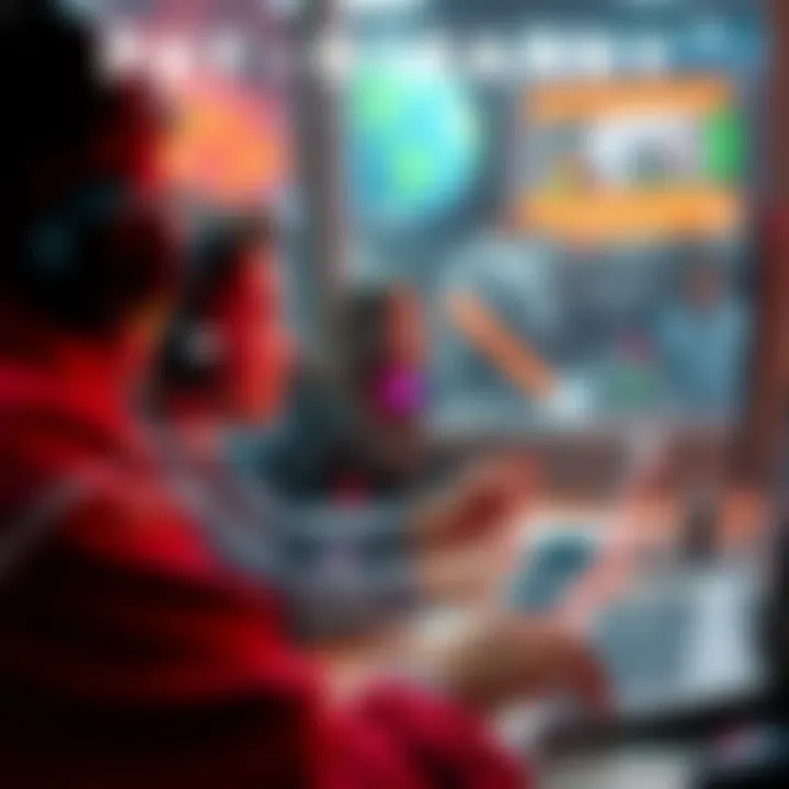 Infographic showing the mechanics of play-to-earn games