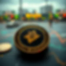Cryptocurrency exchange overview with Binance logo
