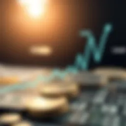 Graph showing USD to CAD exchange rate fluctuations