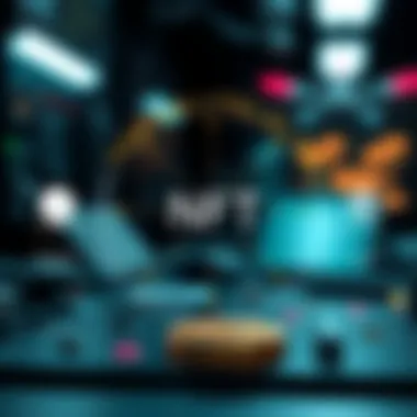 Diagram showcasing coding tools for NFT development