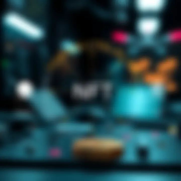 Diagram showcasing coding tools for NFT development