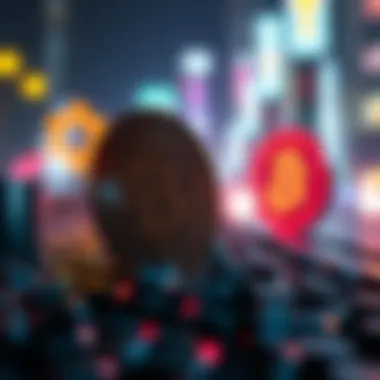 Digital Art as Non-Fungible Tokens Artistic interpretation of digital art as NFTs