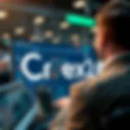 Visual representation of Crex24 interface showcasing user-friendly design