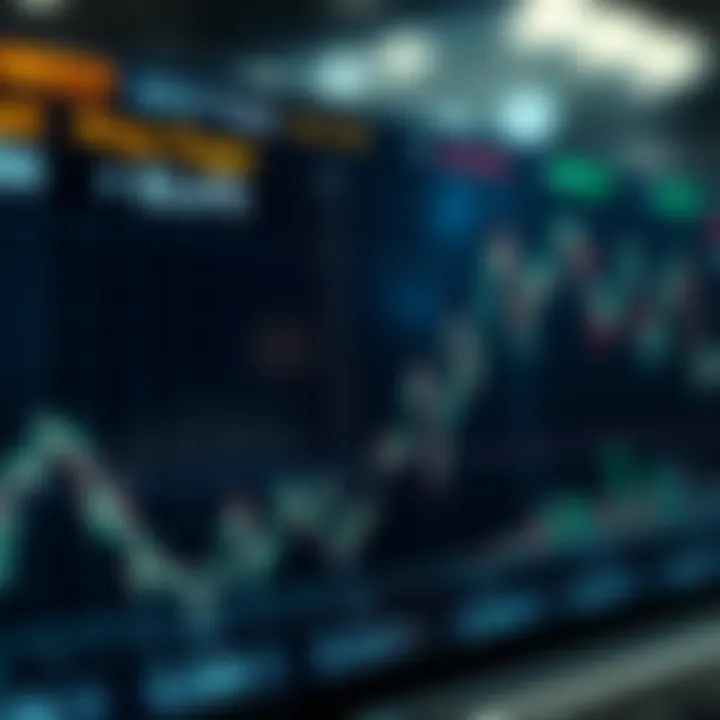 Chart illustrating recent cryptocurrency price fluctuations