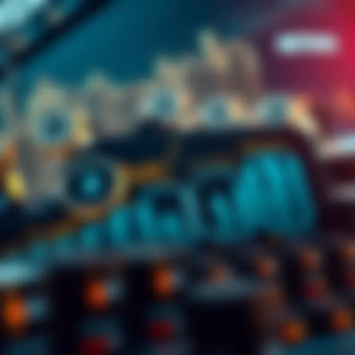 Chart showing performance metrics of various altcoins