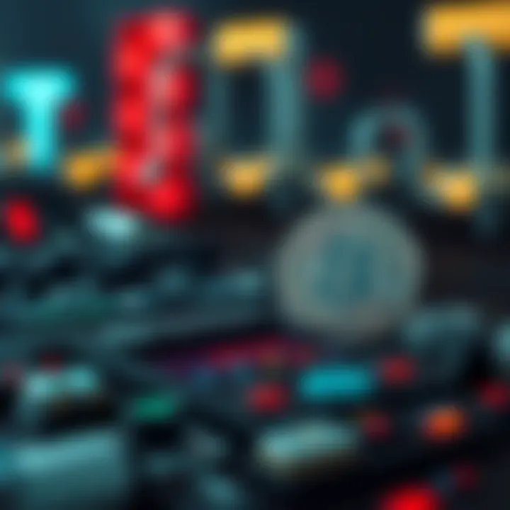 Visual depiction of risk factors in altcoin investments