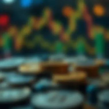 A graphical representation of trending altcoins