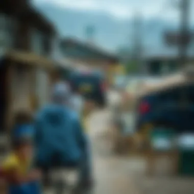 Illustration of digital currencies improving accessibility in rural areas.