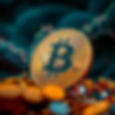 An abstract representation of cryptocurrency dynamics