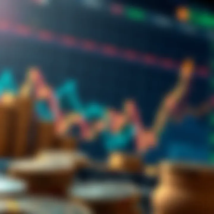 Cryptocurrency Market Dynamics Graph illustrating cryptocurrency market trends