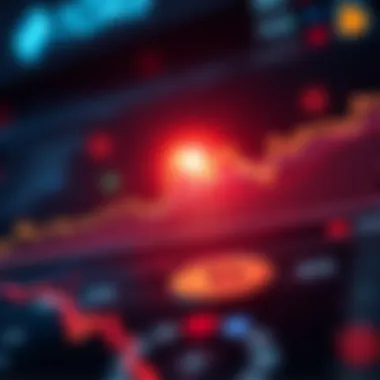 Analyzing Cryptocurrency Market Trends A graph depicting cryptocurrency market trends over time