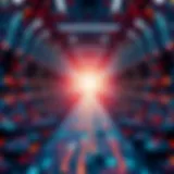 An abstract representation of digital twin technology