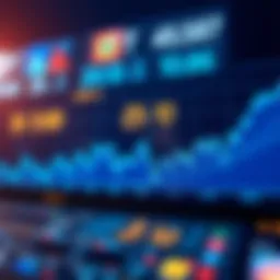 Graph illustrating smart asset price fluctuations