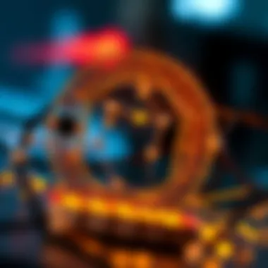 Blockchain technology framework illustration