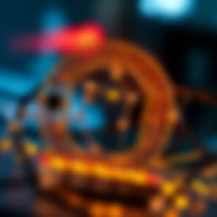 Blockchain technology framework illustration