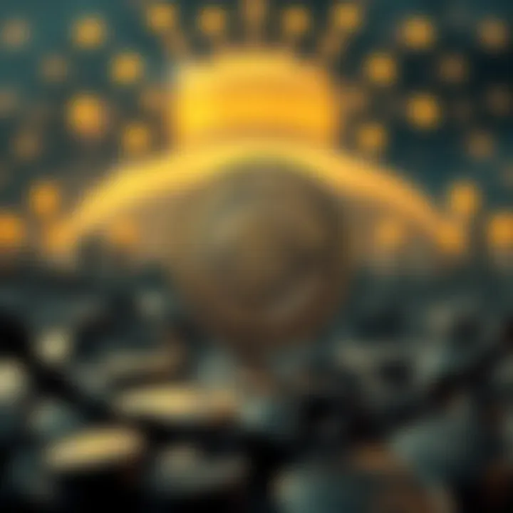 Philosophical Implications in Society Philosophical imagery reflecting the societal impact of cryptocurrencies