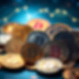 A visual representation of various cryptocurrencies symbolizing diversity in digital currencies