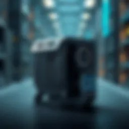 High-performance ASIC miner model showcasing sleek design and efficiency