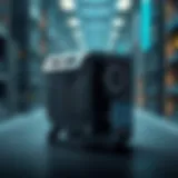 High-Performance ASIC Miner High-performance ASIC miner model showcasing sleek design and efficiency