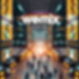 A visual representation of blockchain technology underlying Wemix