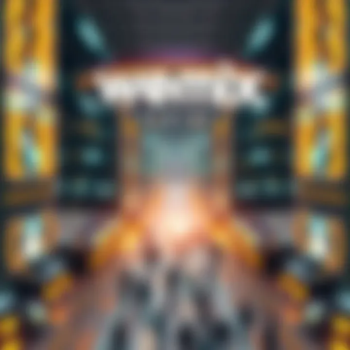 A visual representation of blockchain technology underlying Wemix