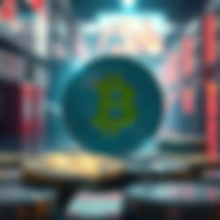 The Future of Cryptocurrency and Digital Collectibles A conceptual illustration of the future of cryptocurrency and digital collectibles