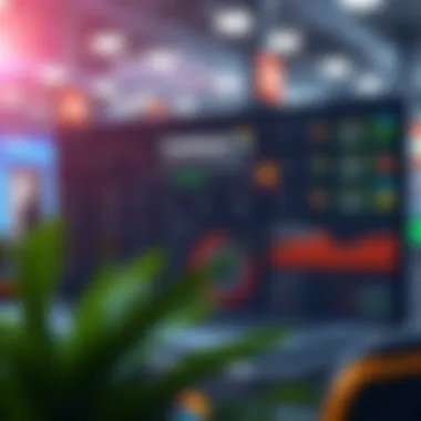 User Interface of the TOPSHOT Marketplace An infographic showcasing the user interface of the TOPSHOT marketplace