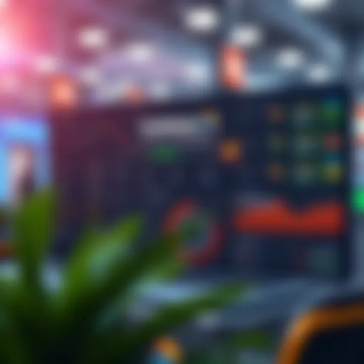 User Interface of the TOPSHOT Marketplace An infographic showcasing the user interface of the TOPSHOT marketplace