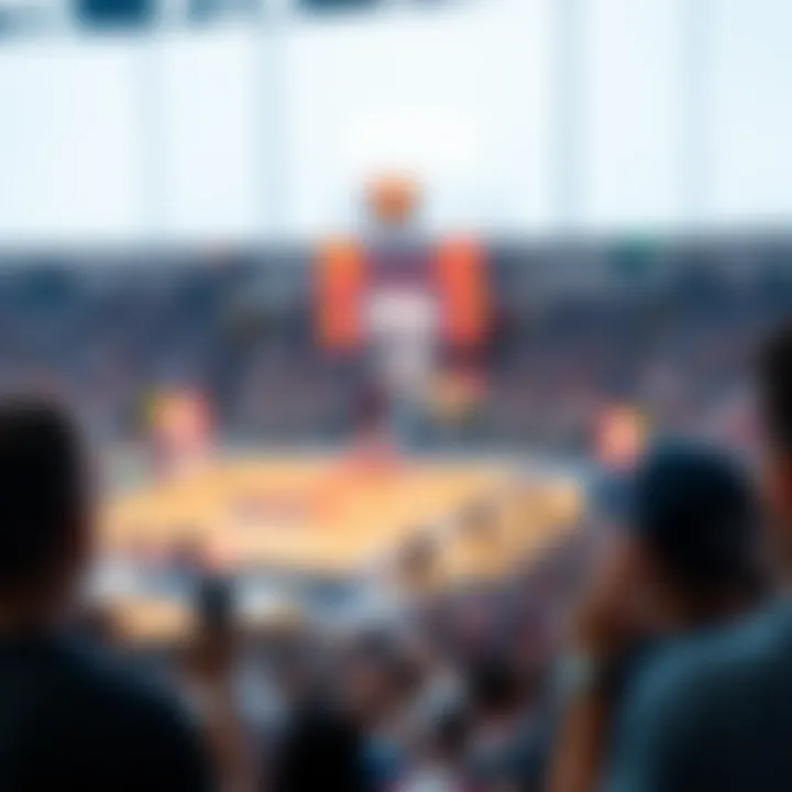 FTX branding displayed prominently at a basketball event