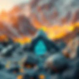 A visual representation of the Avalanche network architecture