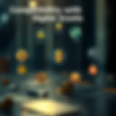 Compatibility with Digital Assets Diagram illustrating compatibility of the Hermes Coin Wallet with various digital assets