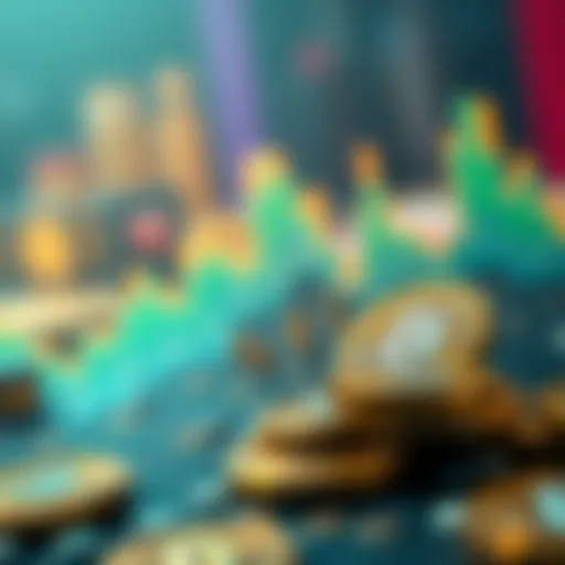 A visual representation of cryptocurrency market trends