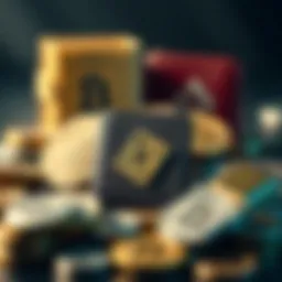 Visual representation of various cryptocurrency wallets