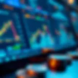 Visual representation of cryptocurrency trading platforms