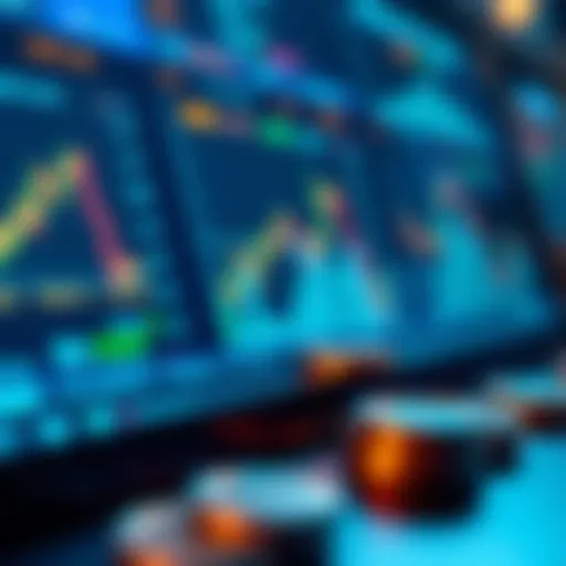 Visual representation of cryptocurrency trading platforms