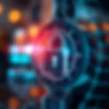 Security Measures in Cryptocurrency Accounts A digital lock symbolizing security in crypto accounts