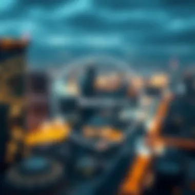 Diagram showcasing the impact of blockchain on various sectors