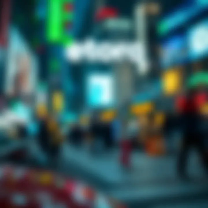 Visual representation of market conditions affecting eToro